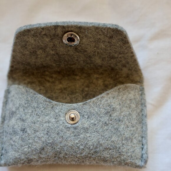 Graf Lantz Bedford Midi Backpack in Granite Merino Wool and Vachetta Leather - Picture 10 of 15